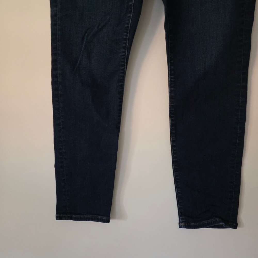LOFT Curvy Skinny High Rise Dark Wash Jeans Women's Size 29/ 8 Casual Classic - Picture 7 of 11